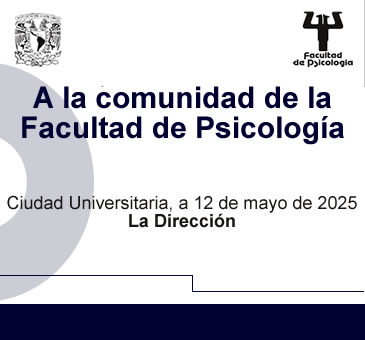 A la comunidad de la Facultad. 12 de mayo de 2025.