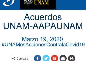 Acuerdos UNAM – AAPAUNAM