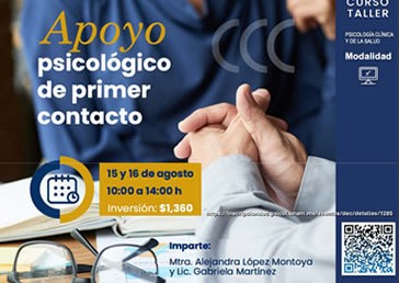 Curso-Taller -Apoyo Psicológico de Primer Contacto.