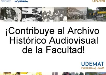 ¡Contribuye al Archivo Histórico de la Facultad!