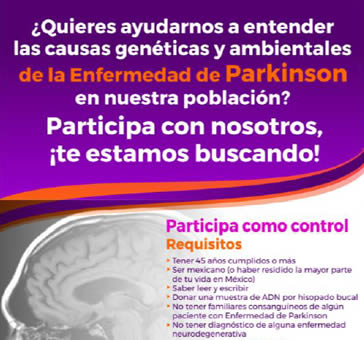 Estudio -Causas genéticas y ambientales -Parkinson