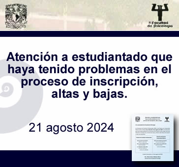 Atención a estudiantado que haya tenido problemas…