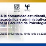 A la comunidad estudiantil, académica y administrativa. 19 de junio.