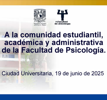 A la comunidad estudiantil, académica y administrativa. 19 de junio.