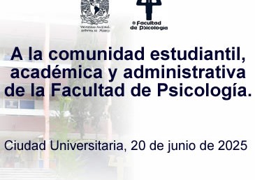 A la comunidad estudiantil, académica y administrativa. 20 de junio.