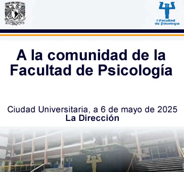 A la comunidad de la Facultad. 6 de mayo de 2025
