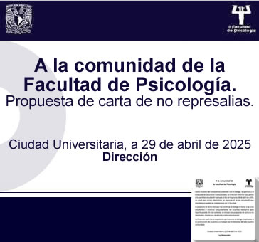 A la comunidad de la Facultad. Propuesta de carta de no represalias.