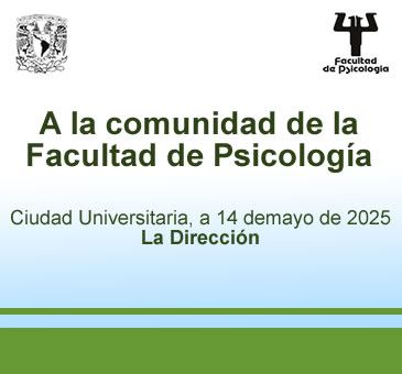 A la comunidad de la Facultad. 14 de mayo de 2025.