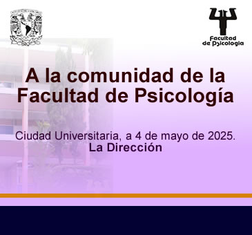 A la comunidad de la Facultad. 4 de mayo de 2025