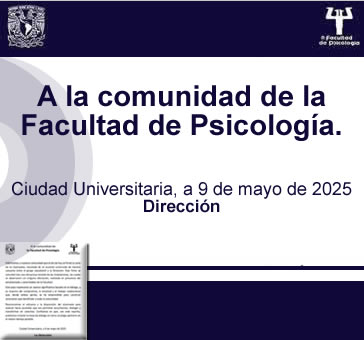 A la comunidad de la Facultad. 9 de mayo de 2025.