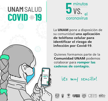 App UNAM Salud COVID19 para Comunidad UNAM