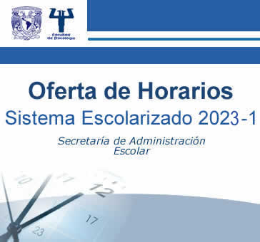 Oferta de Horarios Sistema Escolarizado 2023-1