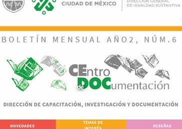 Boletín del Centro de Documentación -Secretaria de las Mujeres