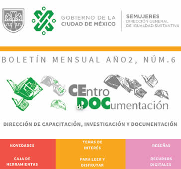 Boletín del Centro de Documentación -Secretaria de las Mujeres