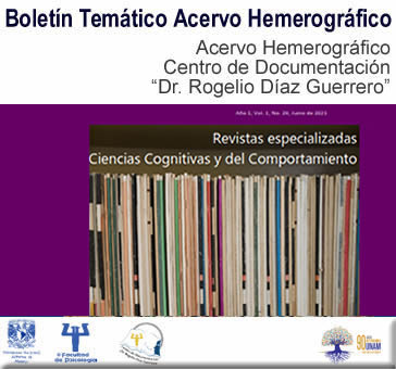 Boletín Temático Acervo Hemerográfico, CEDOC