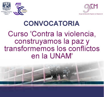 Curso -Contra la violencia, construyamos la paz…