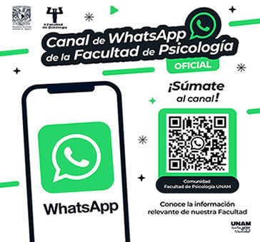 Creamos el canal de WhatsApp Comunidad Facultad de Psicología