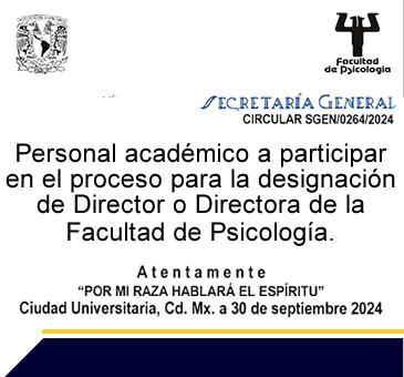 Personal académico a participar para la designación de Directora o Director