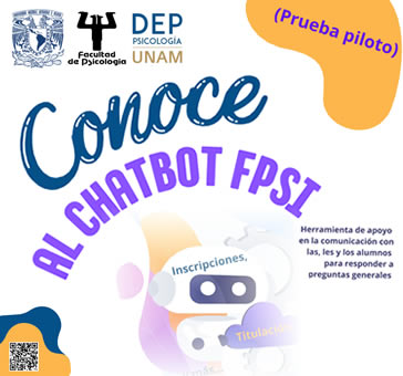 ¡Conoce el chatbot de la Facultad de Psicología!