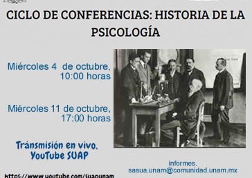 Ciclo de conferencias -Historia de la Psicología