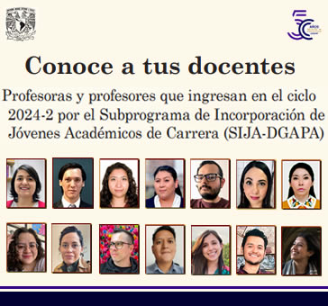 Profesoras y profesores que ingresan en el ciclo 2024-2