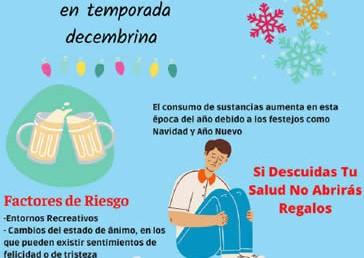 Infografía -Consumo de sustancias en temporada decembrina