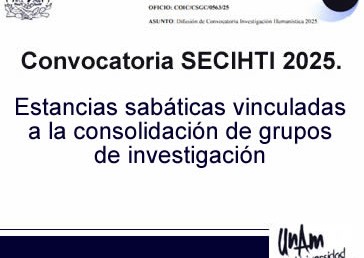 Convocatoria -Estancias sabáticas 2025