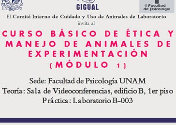 Curso básico de ética y manejo de animales de experimentació