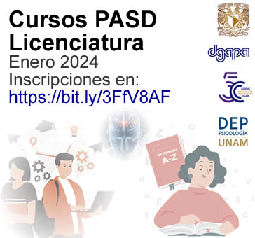 Cuatro cursos PASD Licenciatura. Enero 2024.