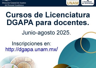 Cursos de Licenciatura DGAPA para docentes.