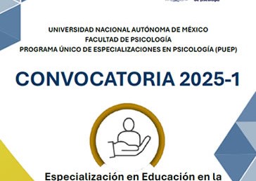 Convocatoria PUEP 2025-1 -Especialización en Educación…