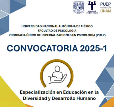 Convocatoria PUEP 2025-1 -Especialización en Educación…