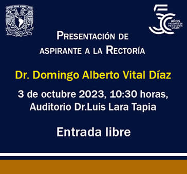 Aspirantes a la Rectoría -Dr. Domingo Alberto Vital