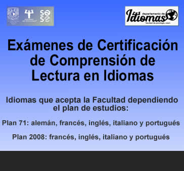 ENALLT -Certificación de Comprensión de Lectura -Inglés