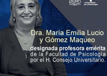 Dra. María Emilia Lucio designada profesora emérita