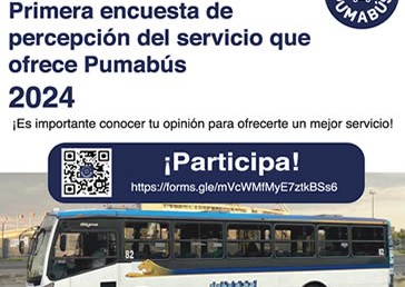 Encuesta de percepción del servicio que ofrece Pumabús