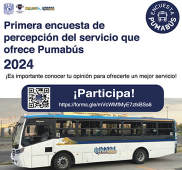 Encuesta de percepción del servicio que ofrece Pumabús