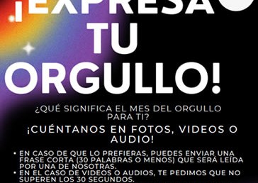 ¡Expresa tu orgullo!  Comparte fotos, videos o audios…
