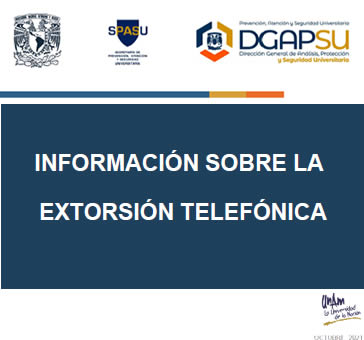 Información sobre la extorsión telefónica