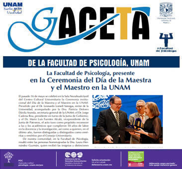 Gaceta de la Facultad de Psicología UNAM