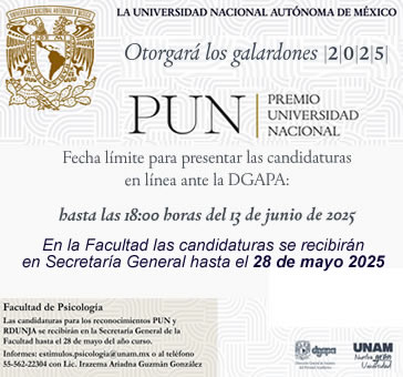 Galardones 2025 -Premio Universidad Nacional