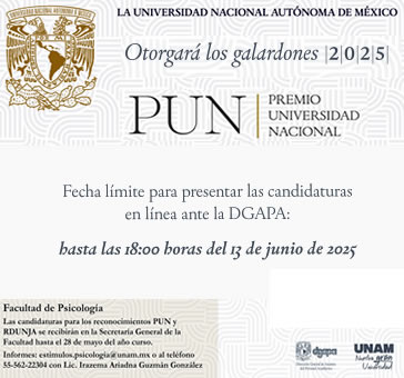Galardones 2025 -Premio Universidad Nacional