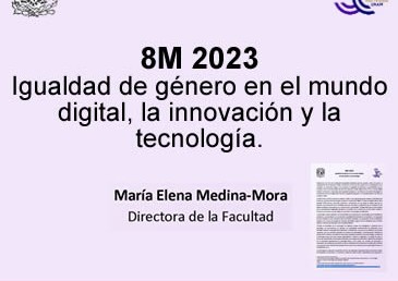 8M 2023 -Igualdad de género en el mundo digital…