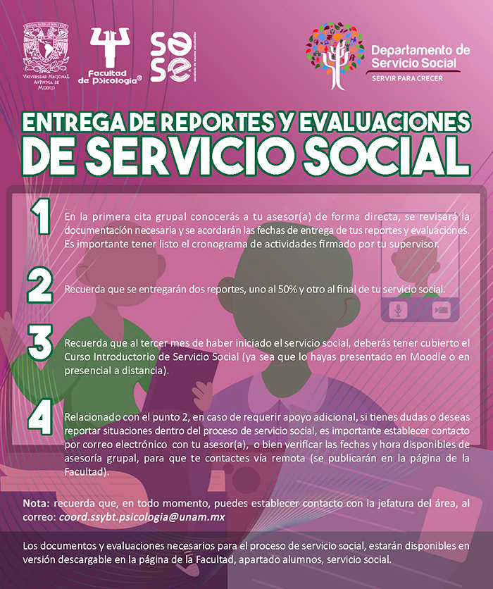 Infografia-2-Entrega-de-Reportes-y-Evaluaciones-de-Servicio-Social-SSyBT-Abril-2021-Fac-Psicologia-UNAM-FB