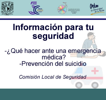 Información para tu seguridad…