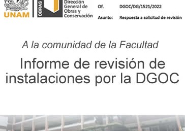 Informe de revisión de instalaciones por la DGOC