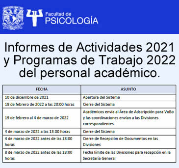 Informes de Actividades 2021 y Programas de Trabajo 2022…