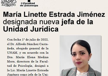 María Linette Estrada -Jefa de la Unidad Jurídica
