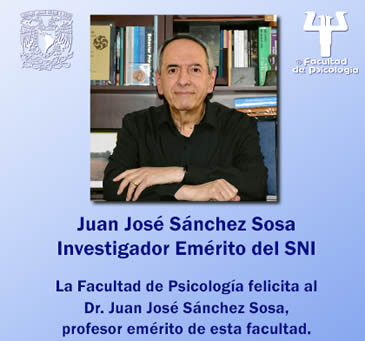 Juan José Sánchez Sosa, Investigador Emérito del SNI