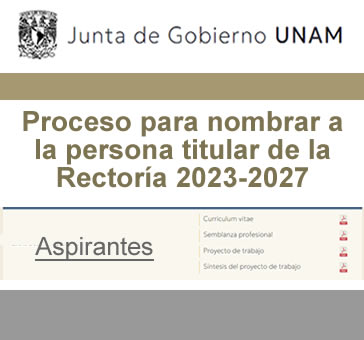 Junta de Gobierno. Proceso para nombrar a la persona titular de la Rectoría